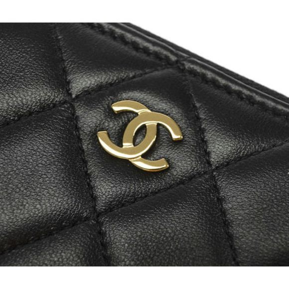 Chanel Long Zip Wallet Matelasse Line Black - Picture 6 of 13